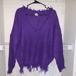 Fringe sweater